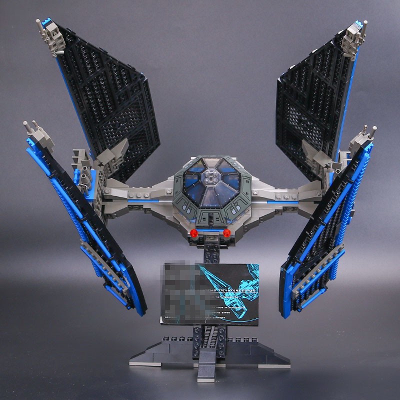 乐拼05044 星际大战系列 tie拦截机 绝版钛战机 益智拼装积木