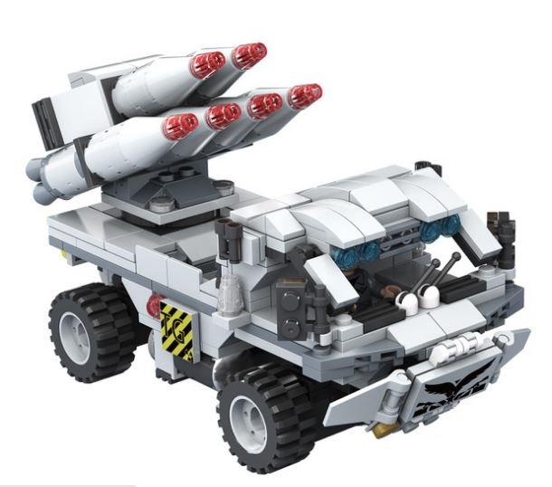 反恐突击 现代军事系列 火箭闪电车 益智拼装积木 / 潘洛斯pls635010